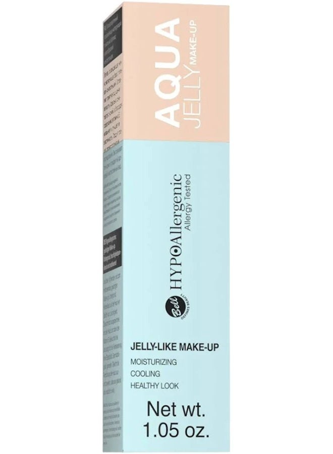 Bell HYPOAllergenic Aqua Jelly Makeup 01 Light Porcelain 30g - Image 2